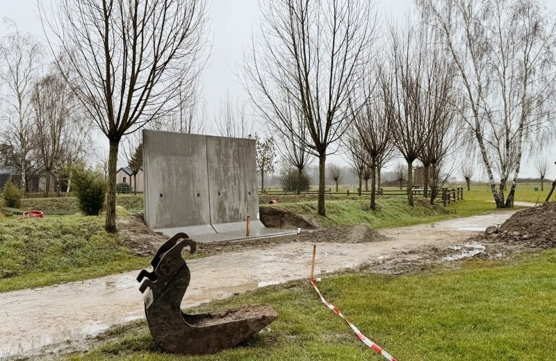 Work in progress: nieuwe buitendouches